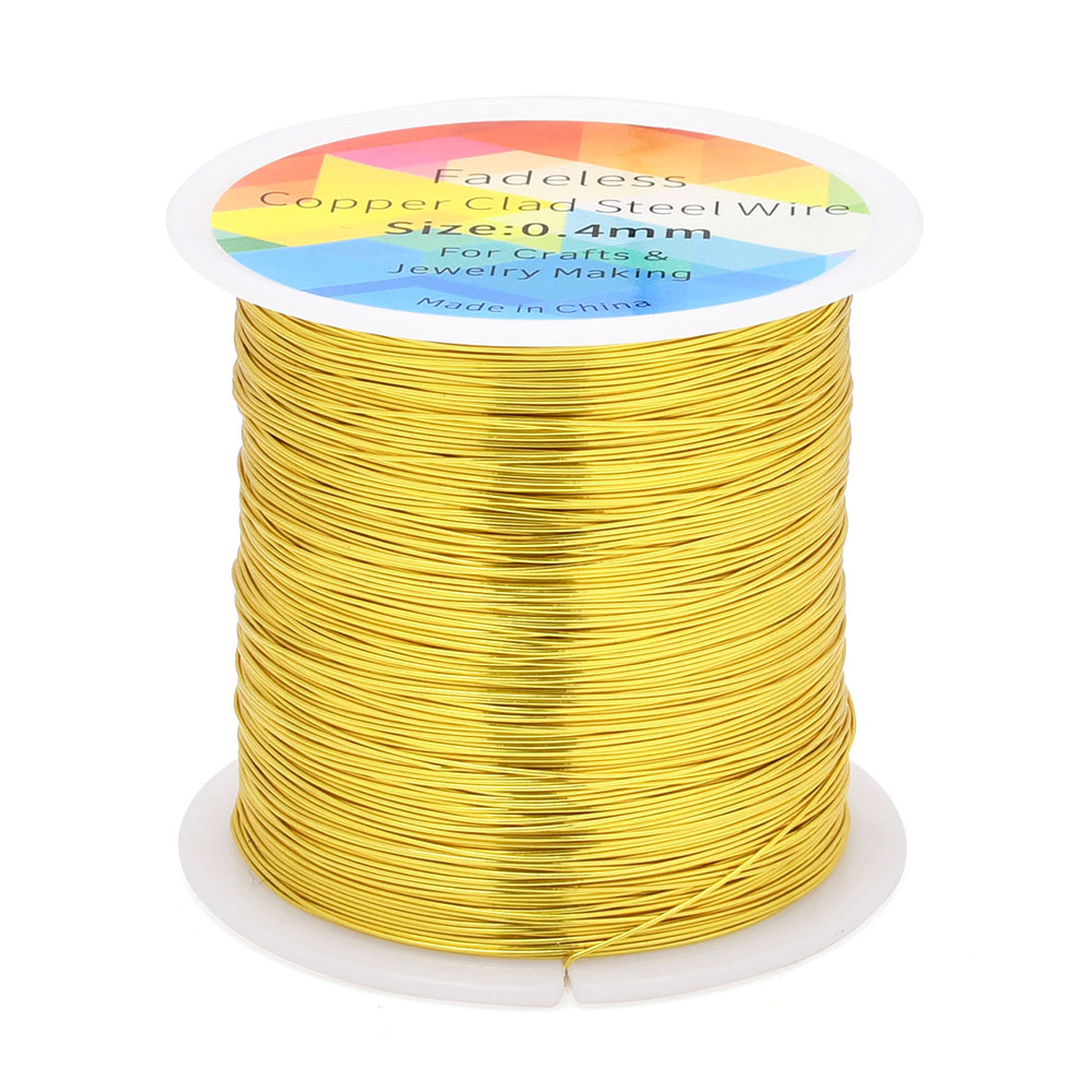 100m/328ft Fadeless Copper Cla - Jewelry Making Thread reseña y precio