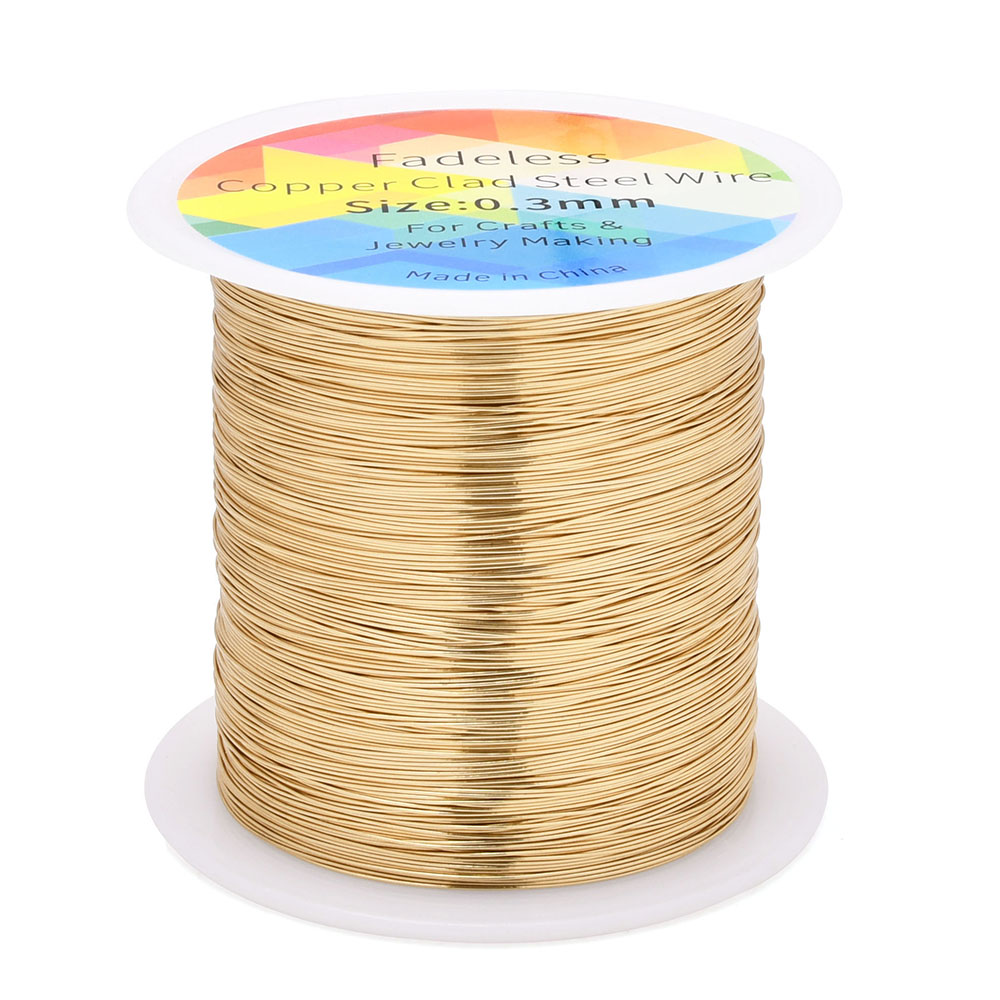 100m/328ft Fadeless Copper Cla - Jewelry Making Thread reseña y precio