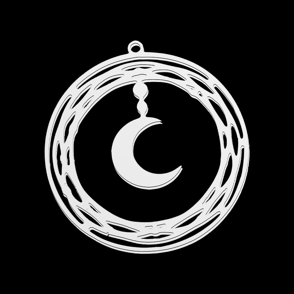 5pcs/Lot Stainless Steel Moon  - Jewelry Making In La reseña y precio