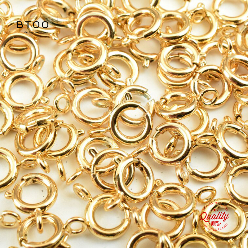 14K Gold Filled Spring Ring Cl - Jewelry Making Articles reseña y precio
