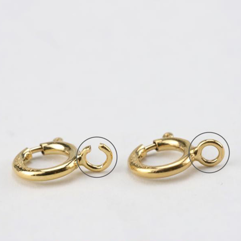14K Gold Filled Spring Ring Cl - Jewelry Making Articles reseña y precio