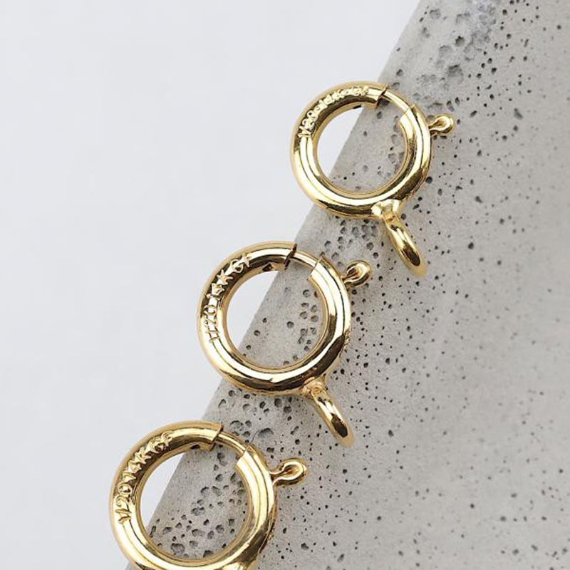 14K Gold Filled Spring Ring Cl - Jewelry Making Articles reseña y precio